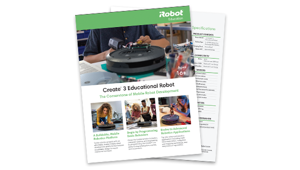 iRobot Create® 3 Programmable Robot : ID 5424 : $449.99 : Adafruit  Industries, Unique & fun DIY electronics and kits
